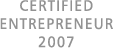 Certified entreprneur 2007